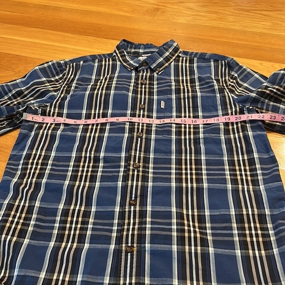 Carhartt men’s relaxed fit short sleeve button down shirt size large. - Picture 3 of 8